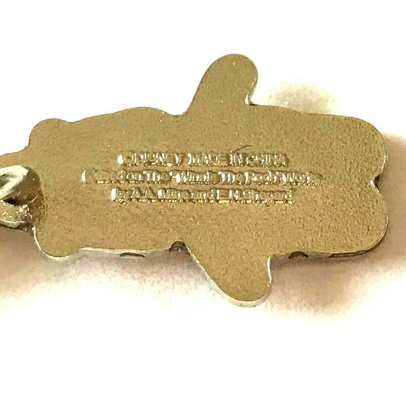 Vintage Disney Winnie The Pooh Bear Zipper Pull Purse Charm Vintage Disneyana - Picture 6 of 7